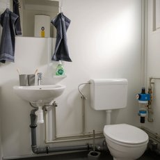Container mit Sanitärausstattung